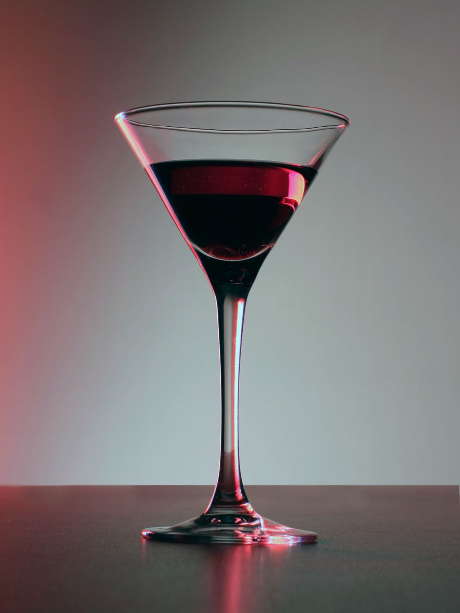 A Manhattan cocktail served up